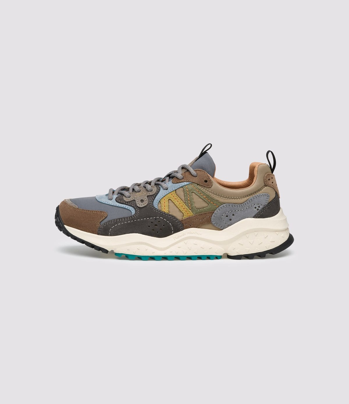 Flower Mountain Soli Brown Black Dark Grey