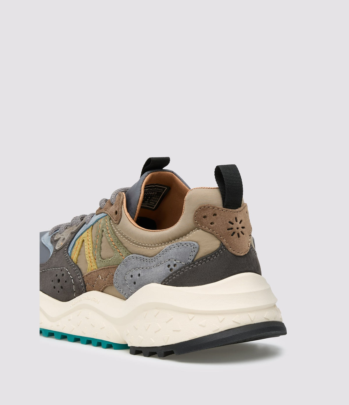 Flower Mountain Soli Brown Black Dark Grey