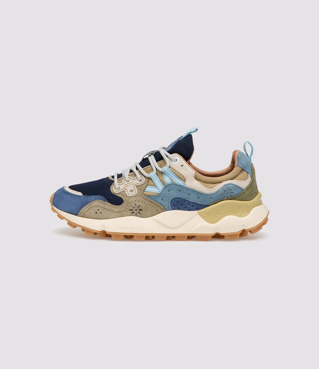 Flower Mountain Yamano 3 Navy Light Brown Grey
