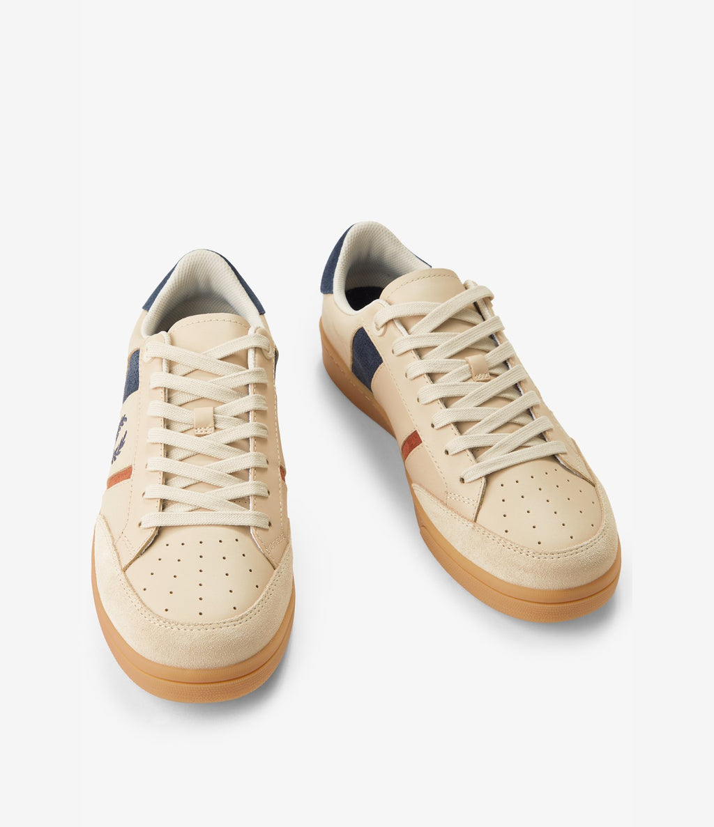 Fred Perry Leather B725 Tennis Shoe Oatmeal