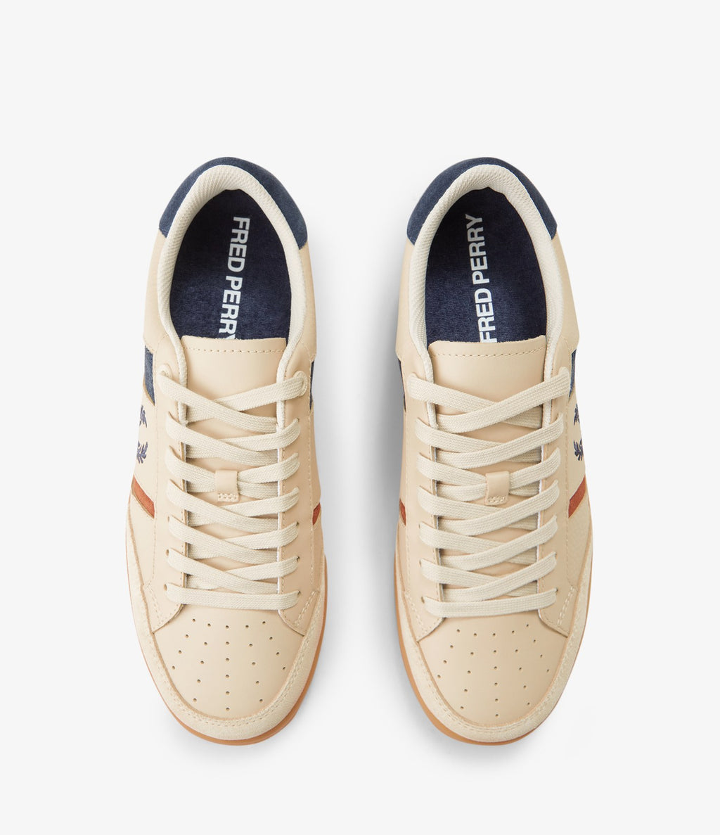 Fred Perry Leather B725 Tennis Shoe Oatmeal