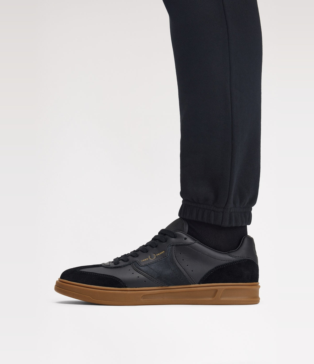 Fred Perry Leather B4 Tennis Shoe Black