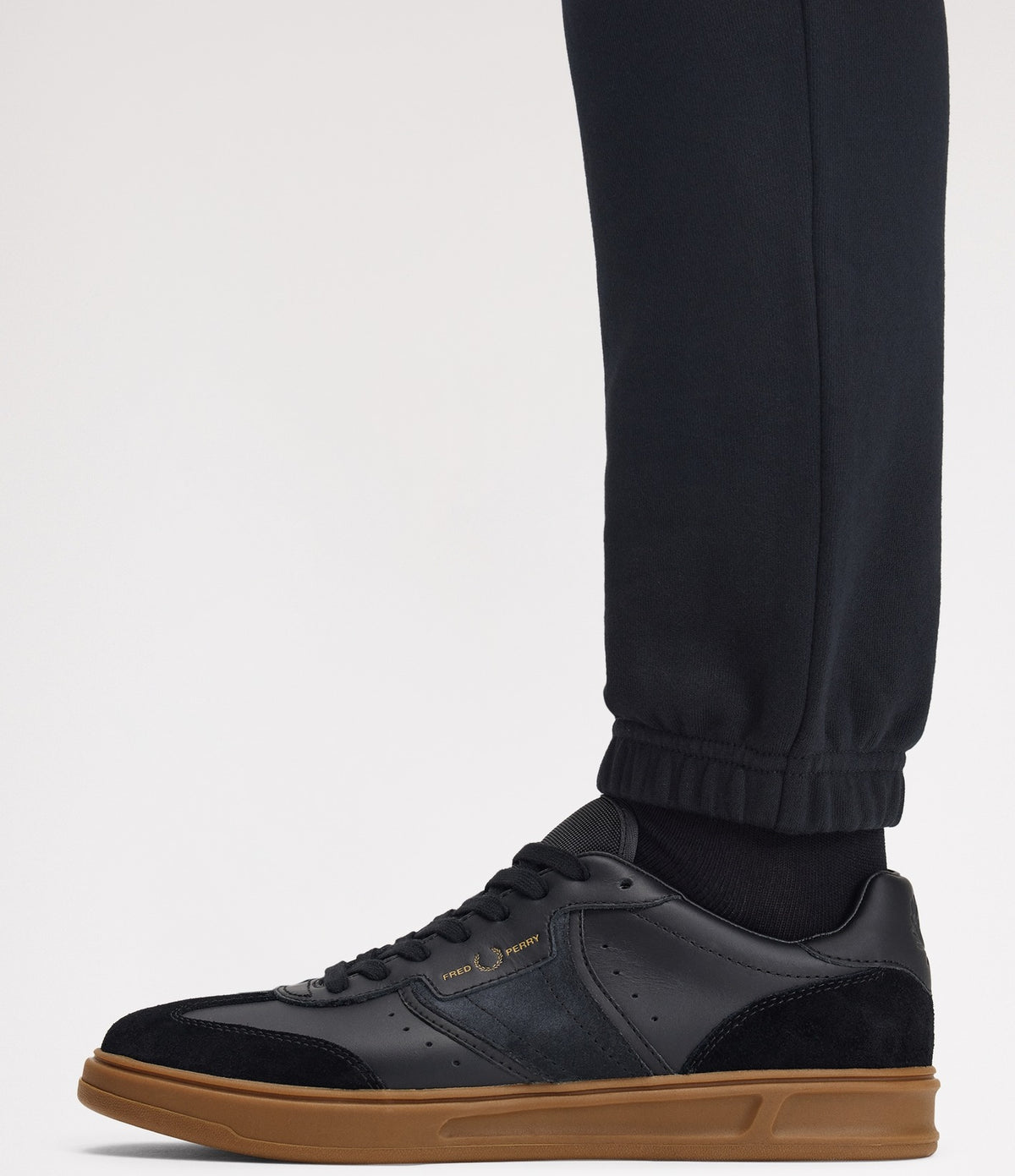 Fred Perry Leather B4 Tennis Shoe Black