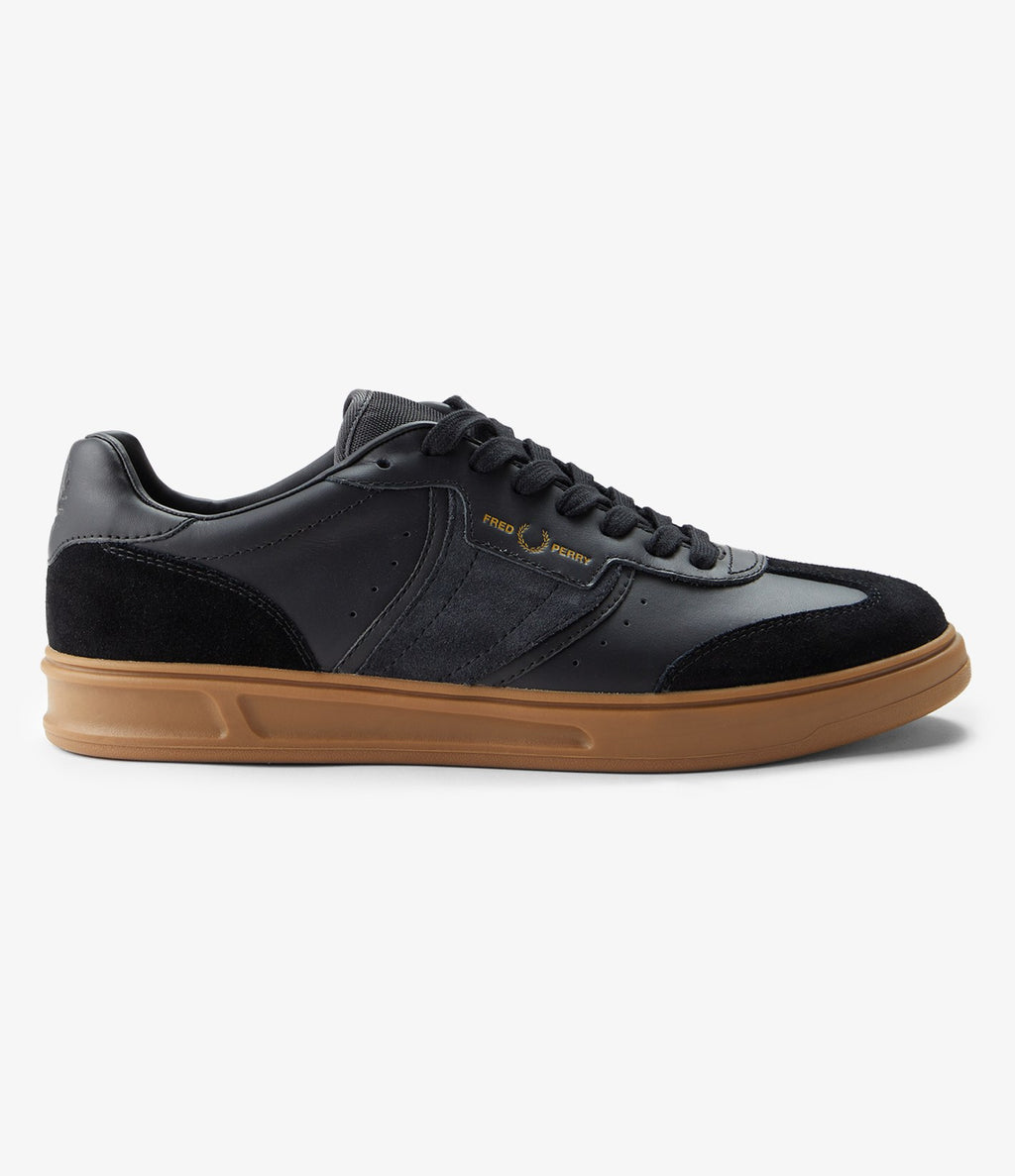 Fred Perry Leather B4 Tennis Shoe Black