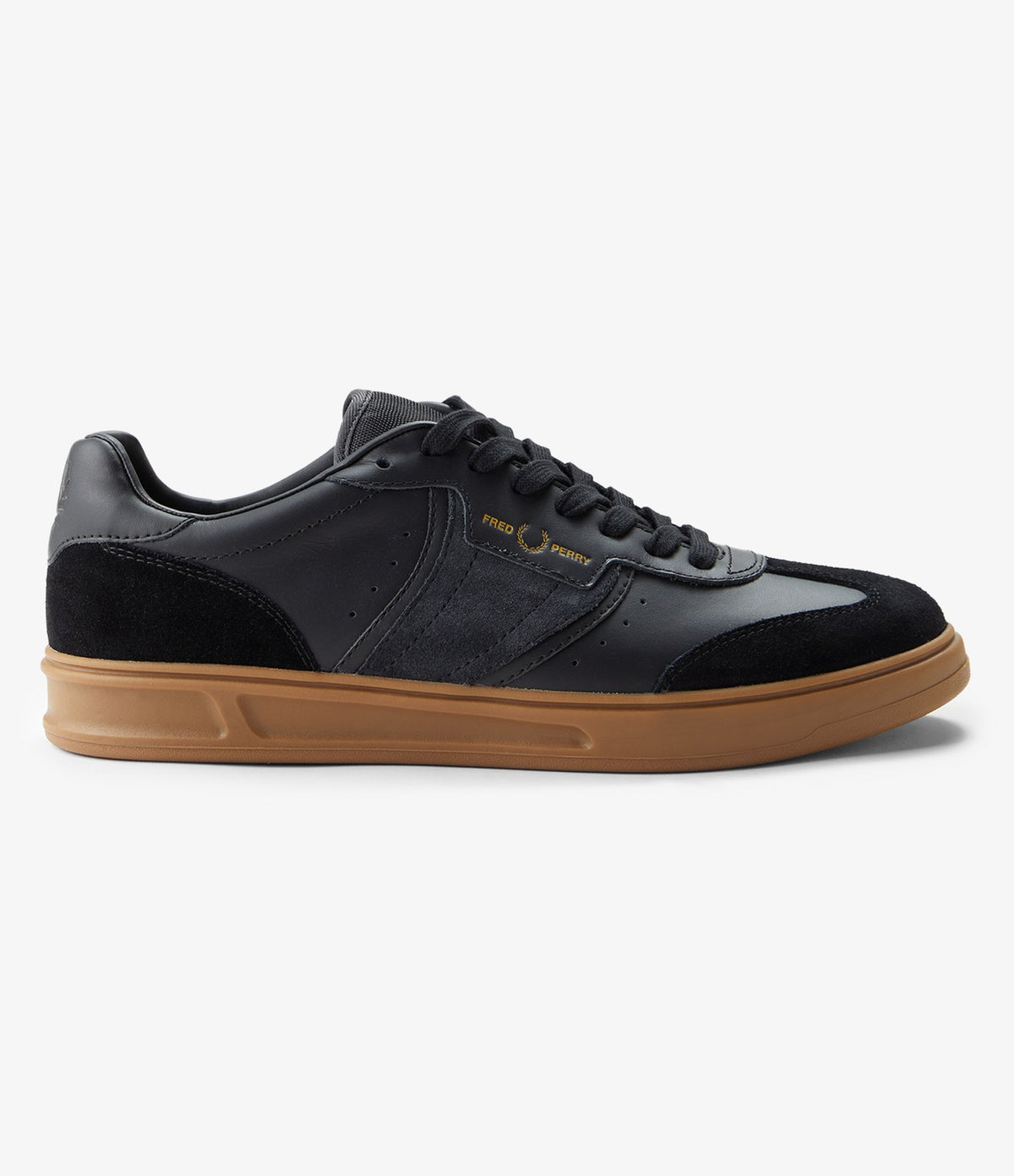 Fred Perry Leather B4 Tennis Shoe Black