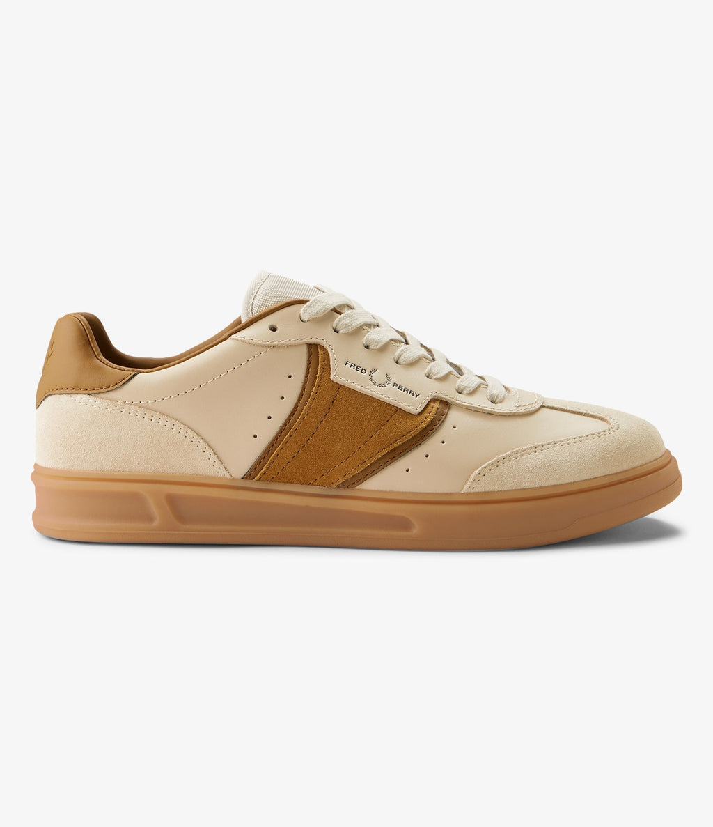Fred Perry Leather B4 Tennis Shoe Oatmeal