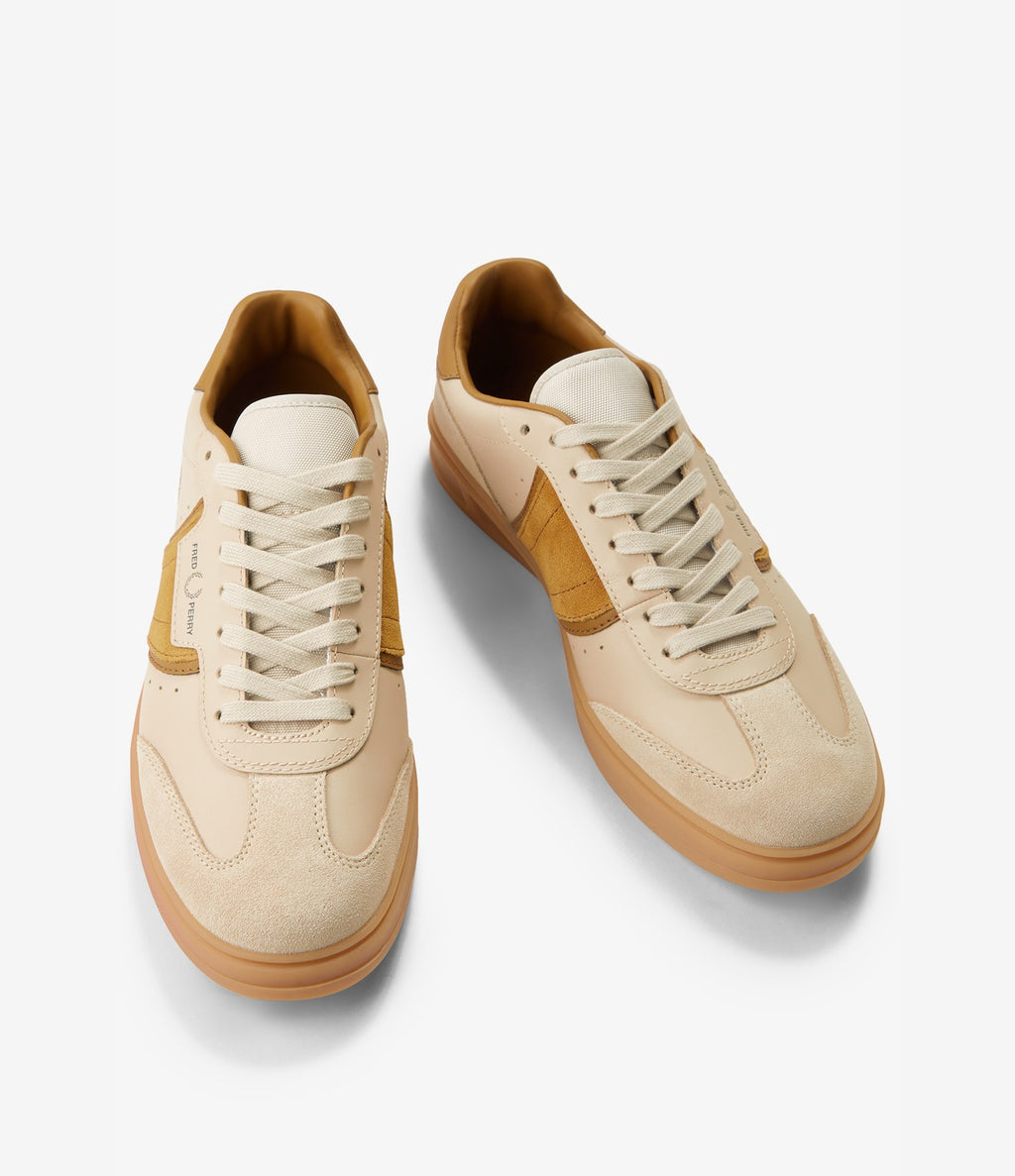 Fred Perry Leather B4 Tennis Shoe Oatmeal
