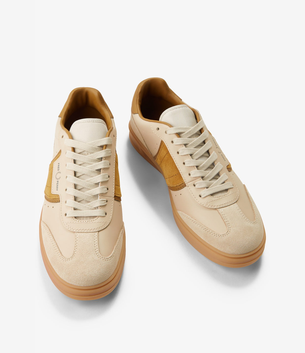 Fred Perry Leather B4 Tennis Shoe Oatmeal