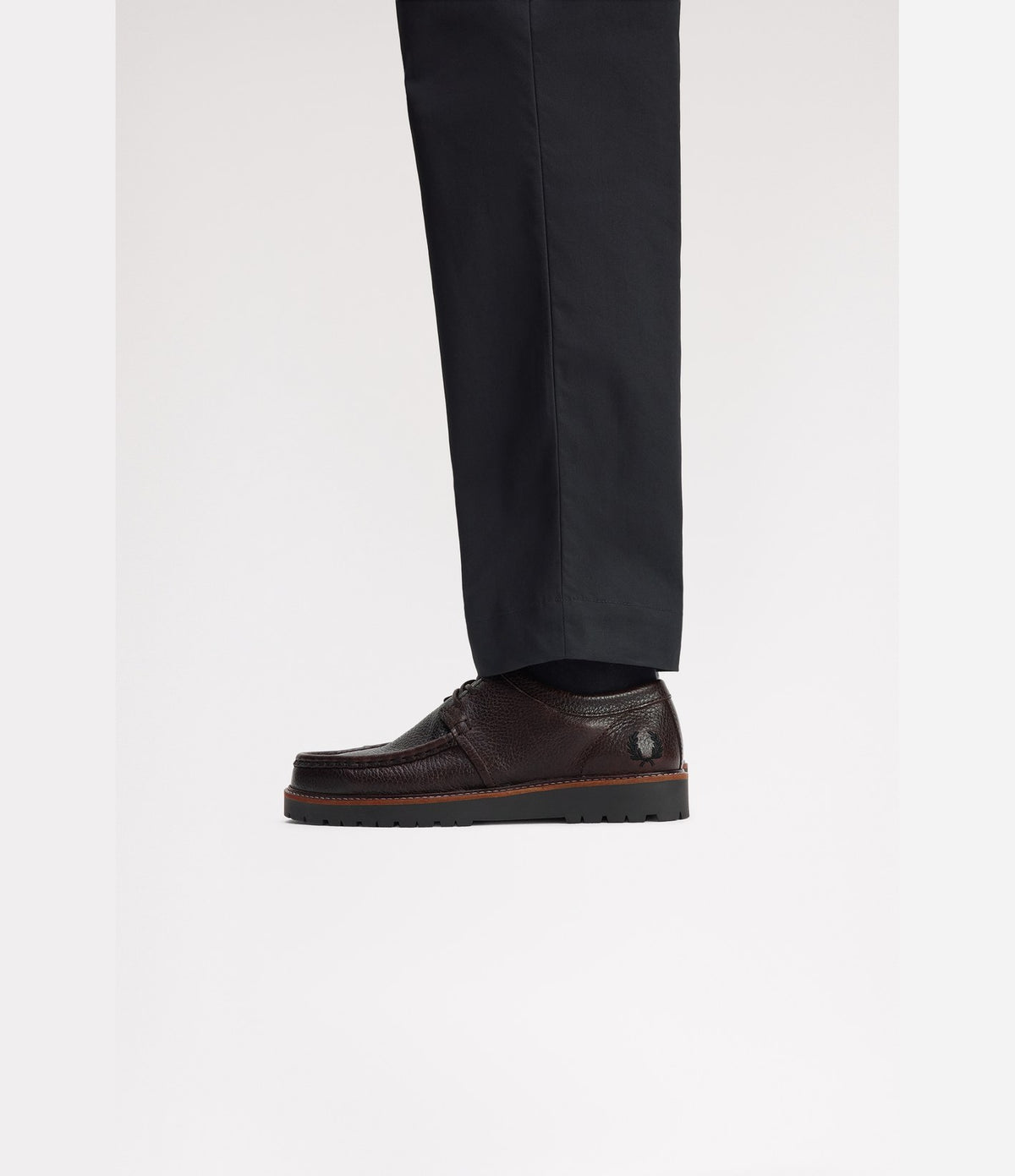 Fred Perry Leather Kenny Shoe Rich Brown