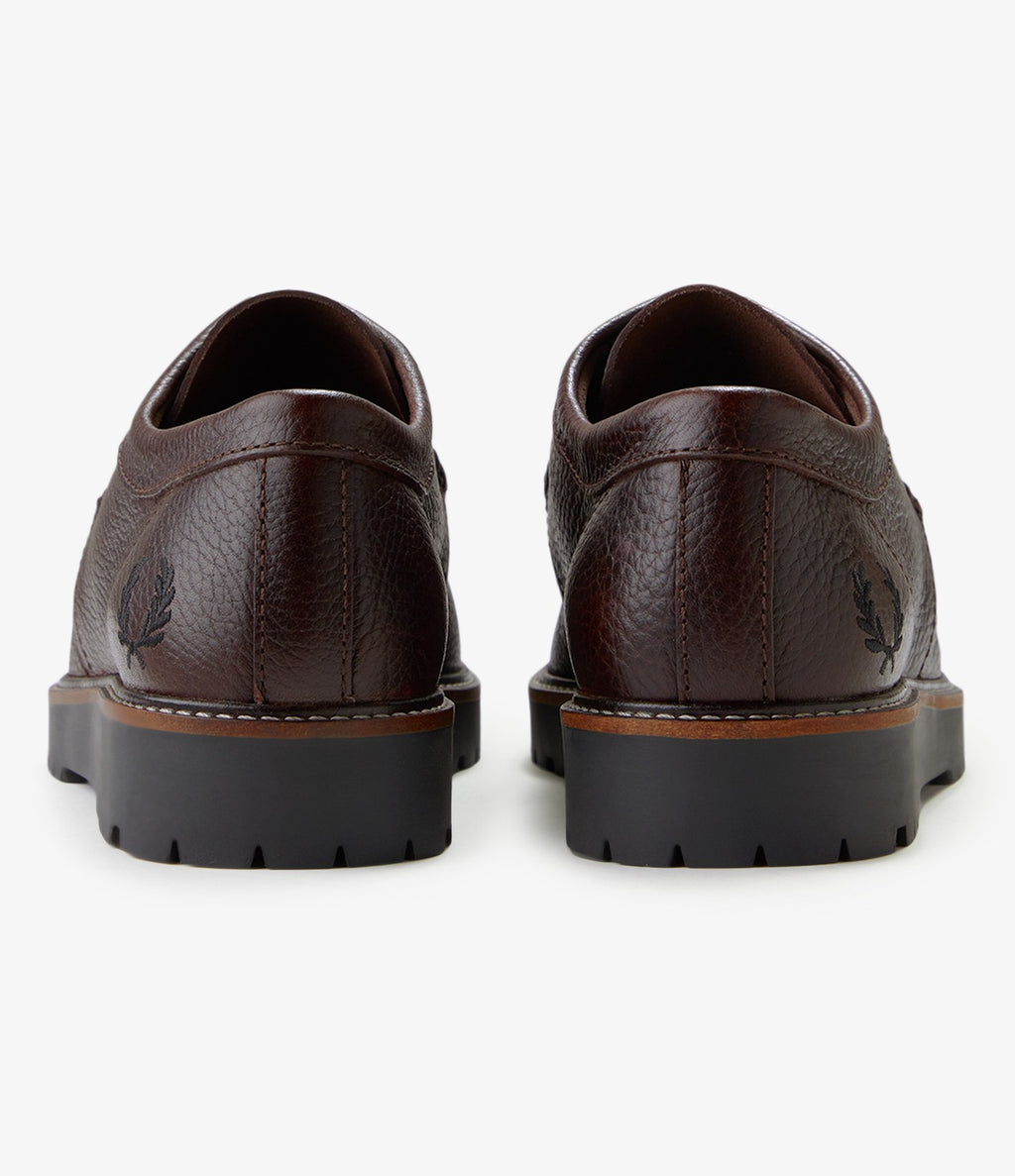 Fred Perry Leather Kenny Shoe Rich Brown