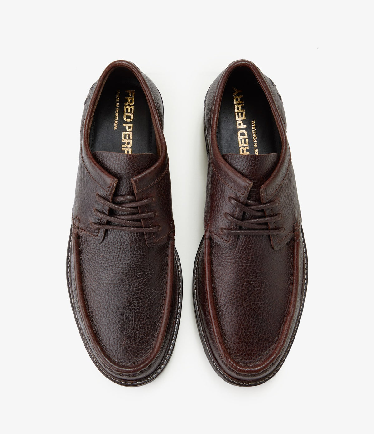 Fred Perry Leather Kenny Shoe Rich Brown