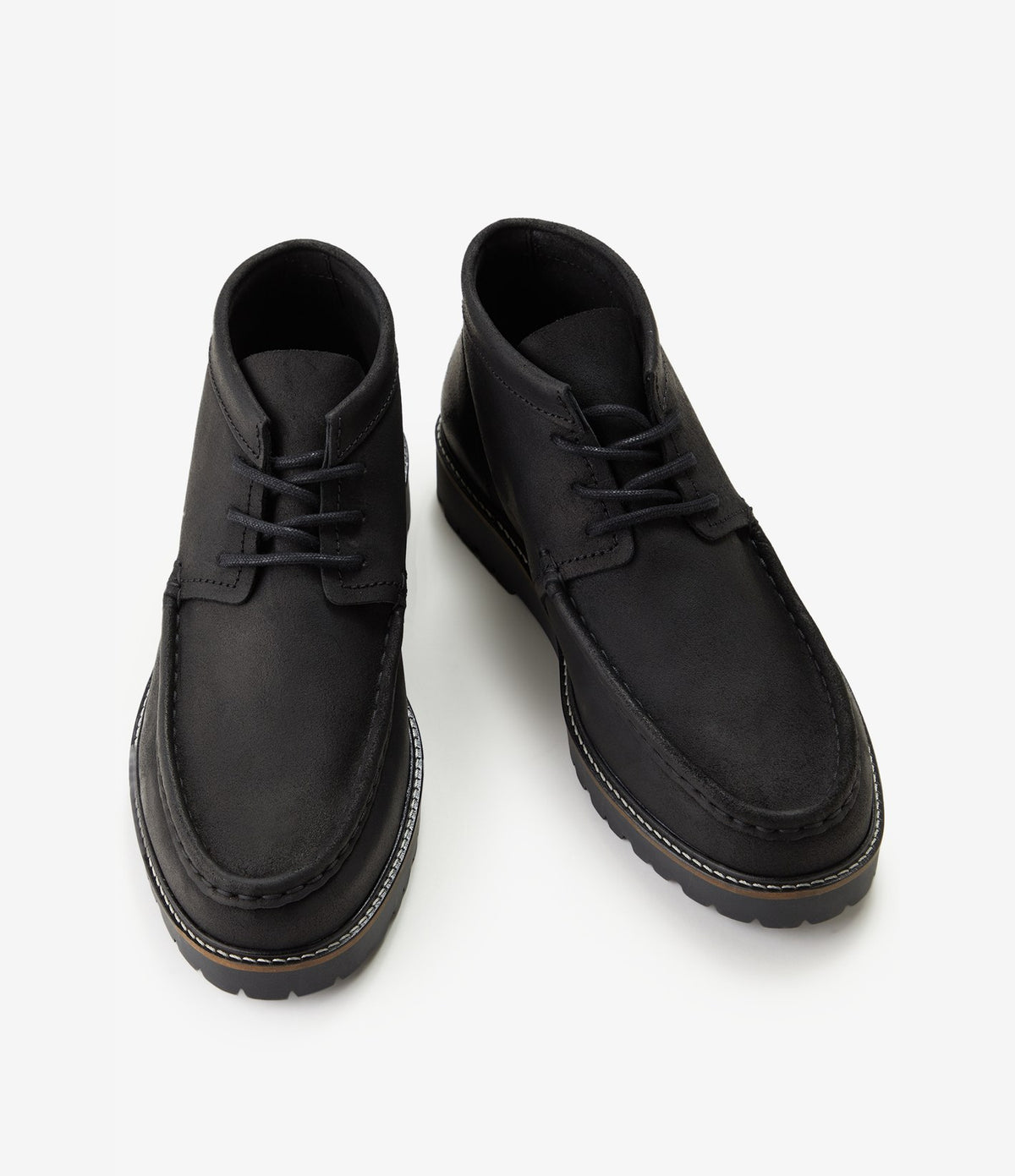 Fred Perry Waxed Suede Kenny Boot Black