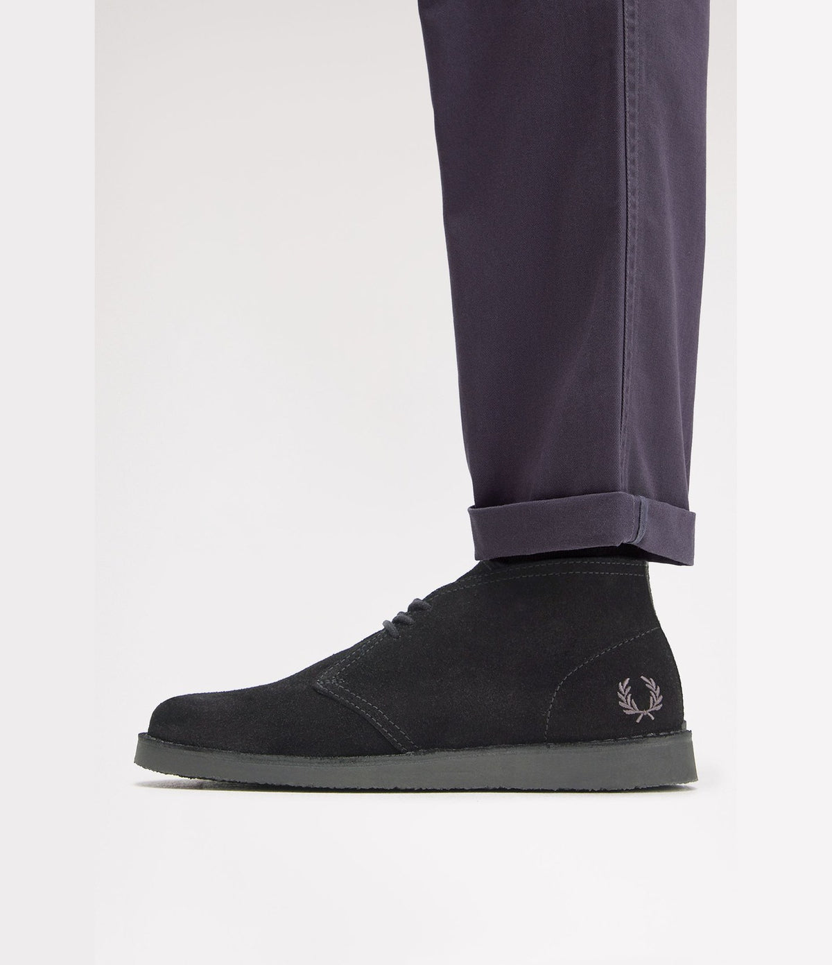 Fred Perry Hawley Suede Black