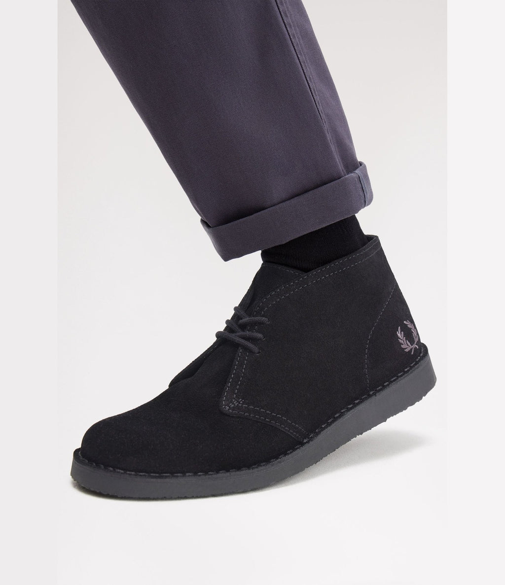 Fred Perry Hawley Suede Black