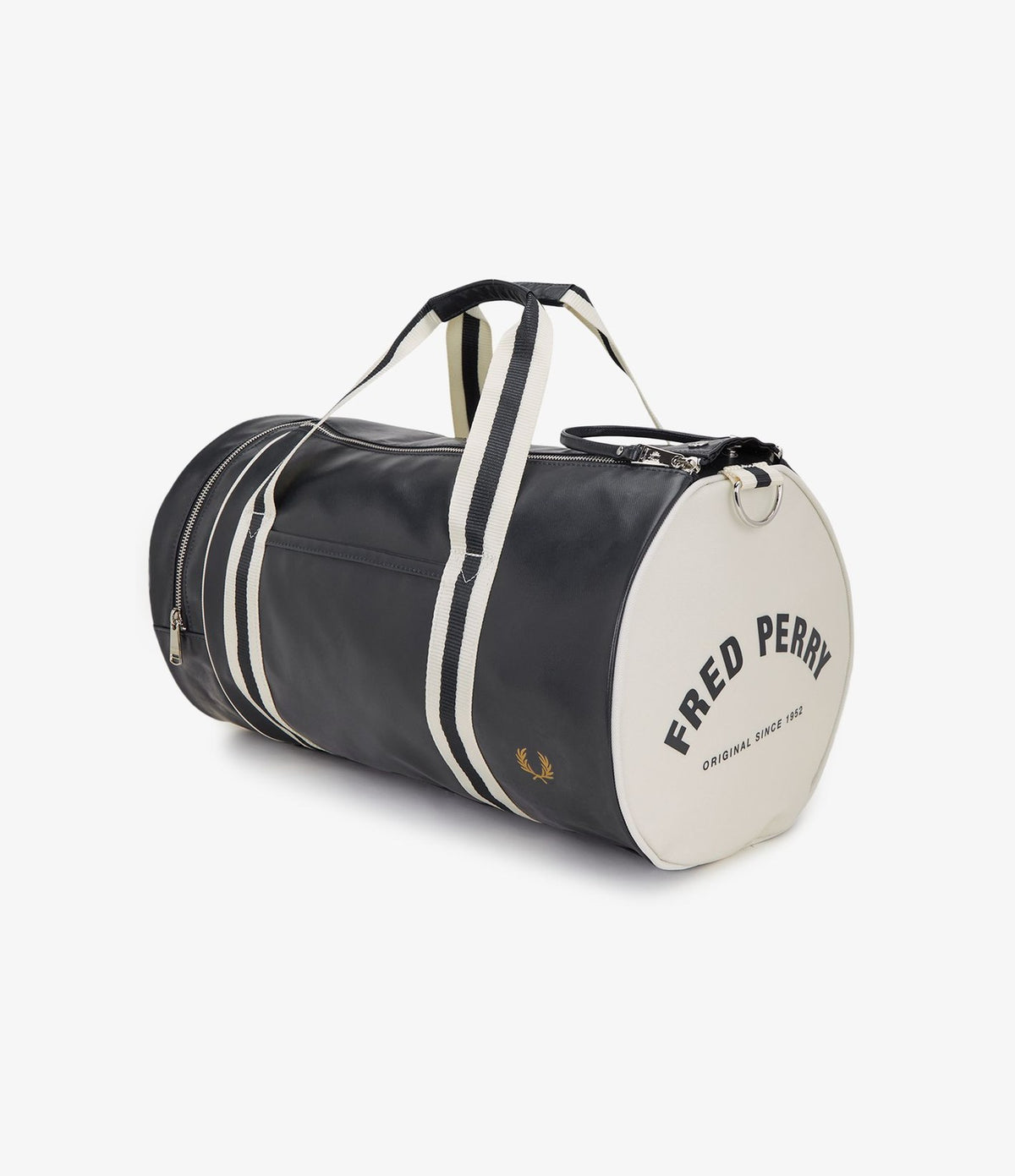 Fred Perry Classic Barrel Bag Navy Ecru