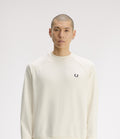 Fred Perry Tipped Crew Neck Sweatshirt Ecru