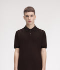 Fred Perry M3600 Twin Tipped Shirt Rich Brown Black