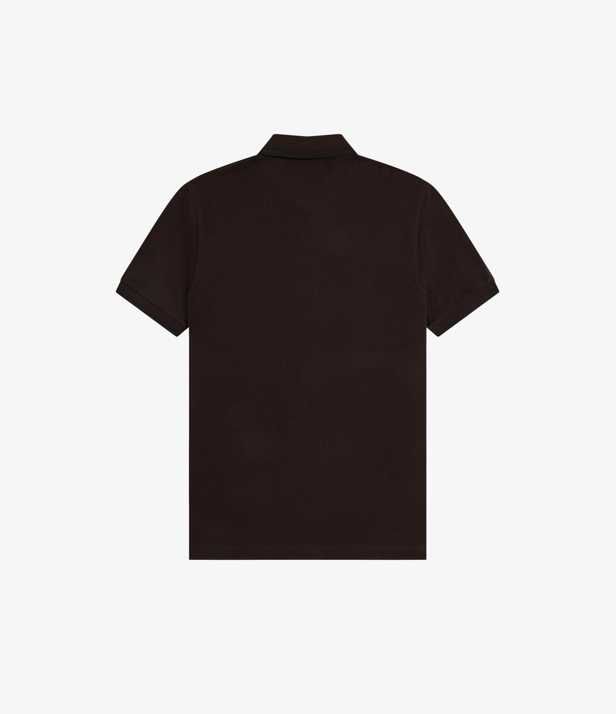Fred Perry M3600 Twin Tipped Shirt Rich Brown Black