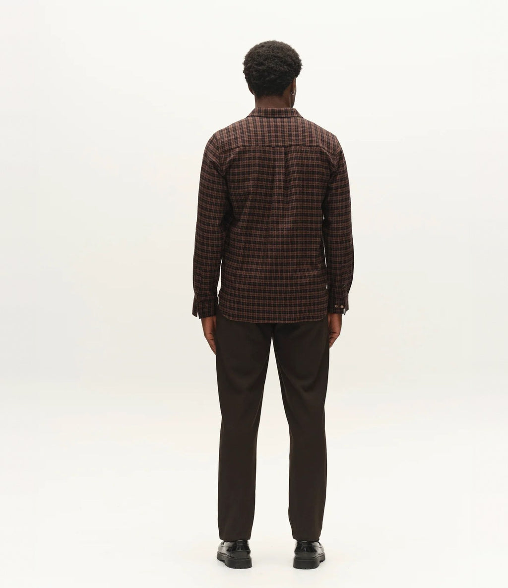 Gabba Sven Shirt Brown Slate