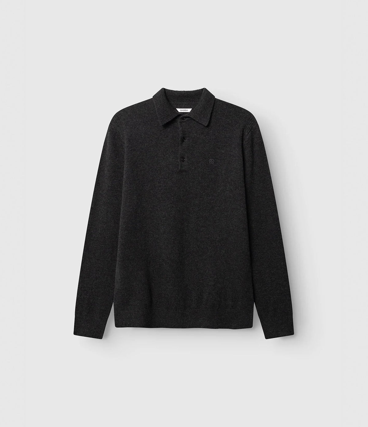 Gabba Worren Polo Dark Grey Melange