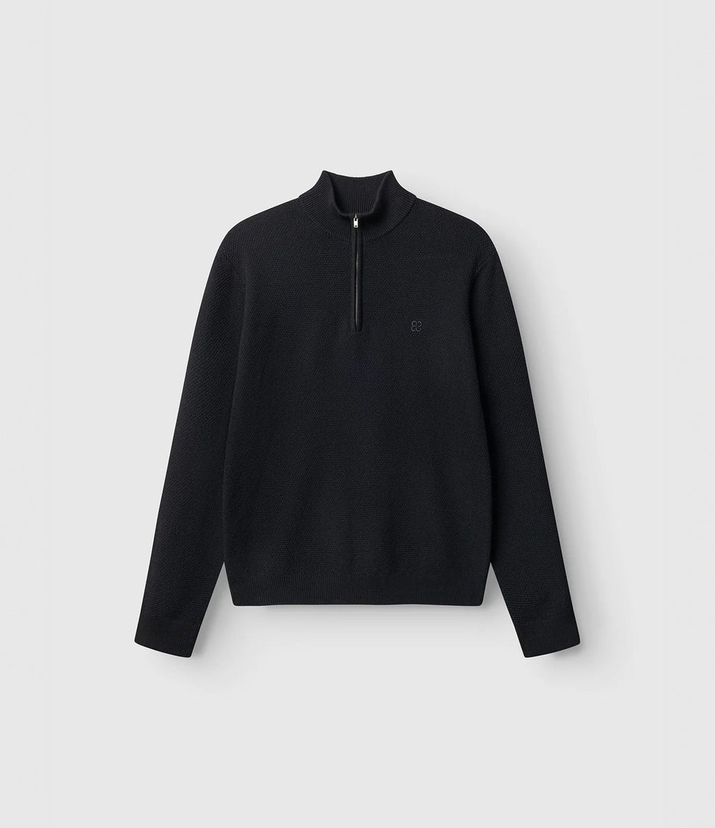 Gabba Lamix Coro Half Zip Knit Blue Black