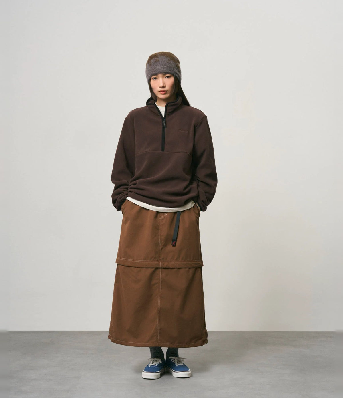 Gramicci Thermal Fleece Pullover Deep Brown