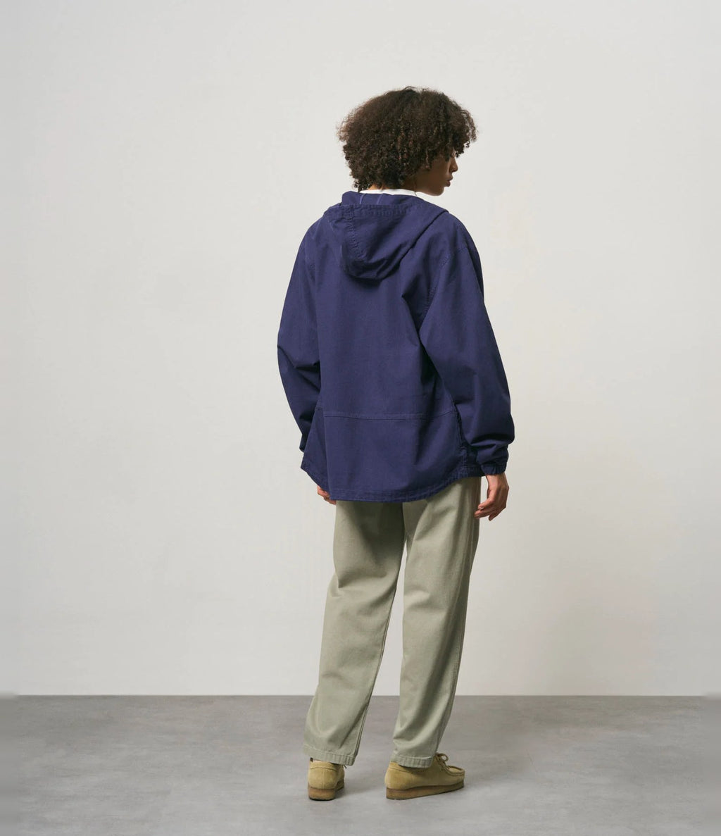 Gramicci Herringbone Hooded Jacket Navy