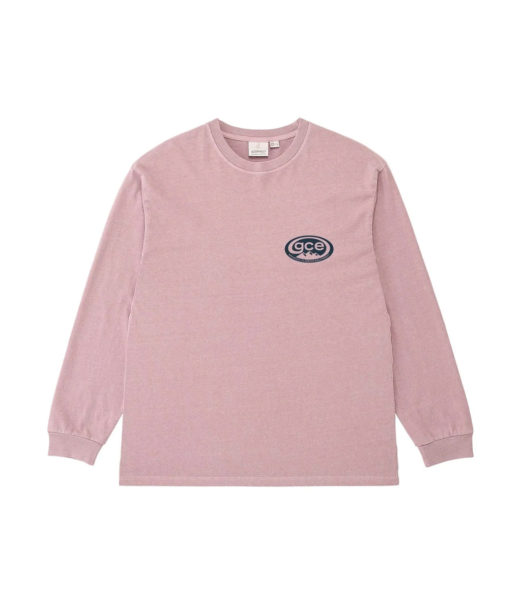 Gramicci Pigment Dyed GCE Long Sleeve Tee Lilac Pigment