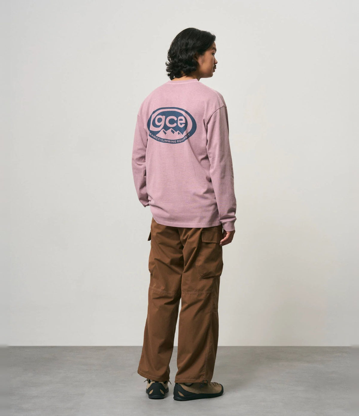 Gramicci Pigment Dyed GCE Long Sleeve Tee Lilac Pigment