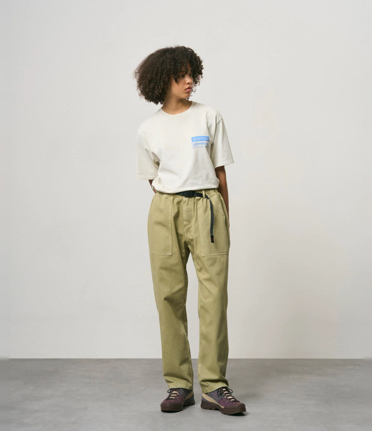 Gramicci Pigment Dyed Climbing Tee Natural Pigment