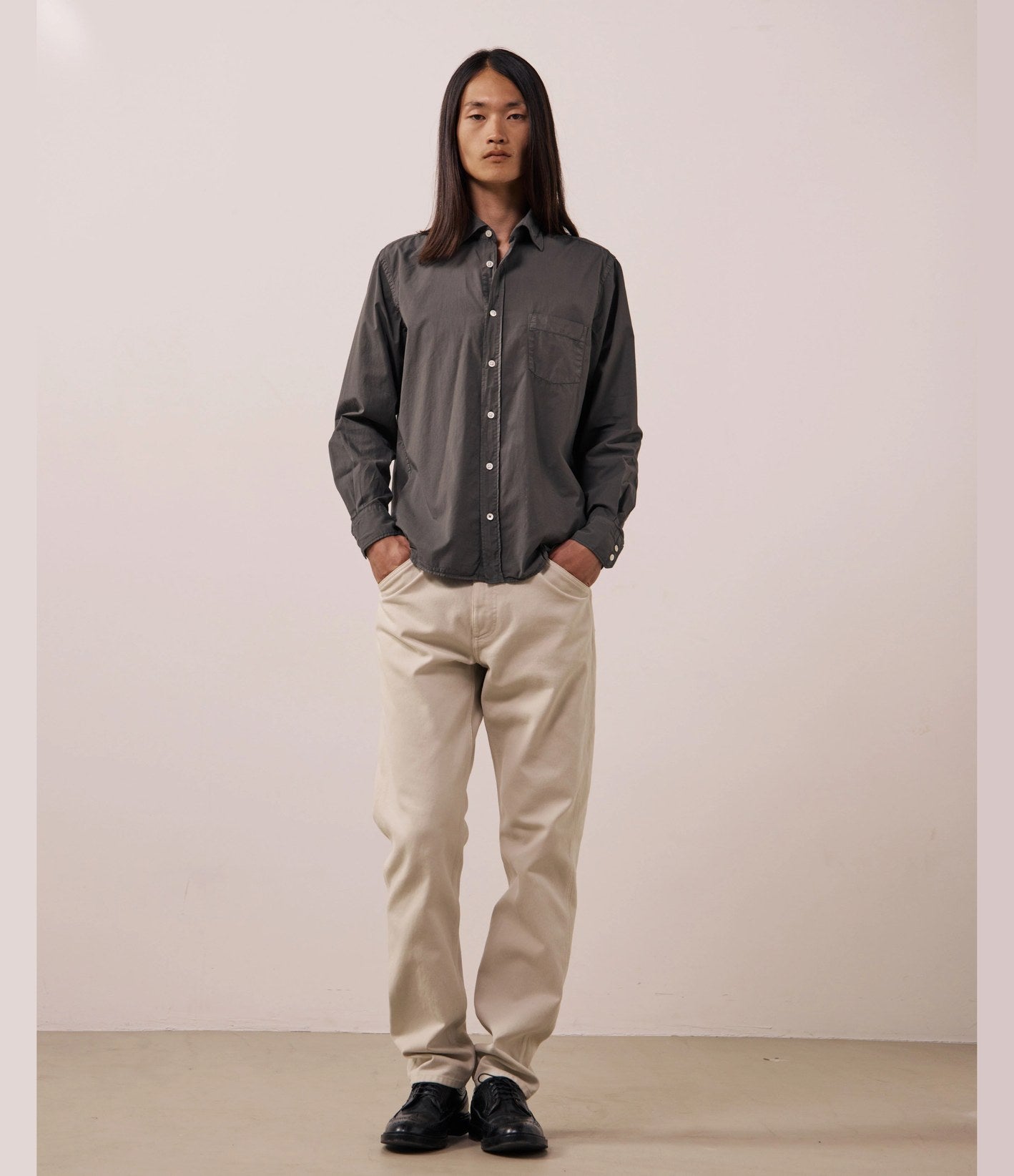 Hartford Paul Camo Green Shirt