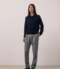 Hartford Merino Polo Navy