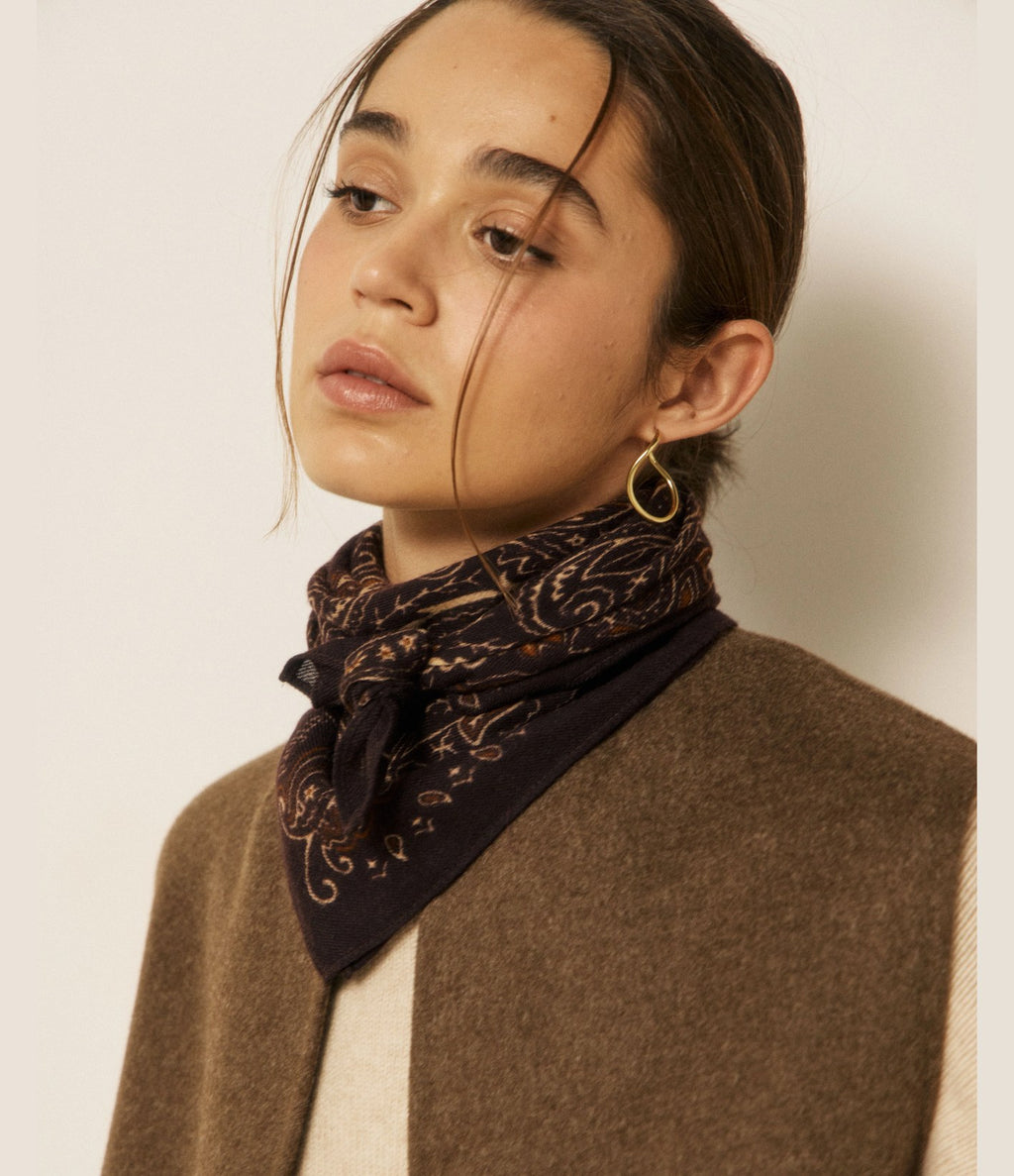 Hartford Bandana Paisley Chocolate