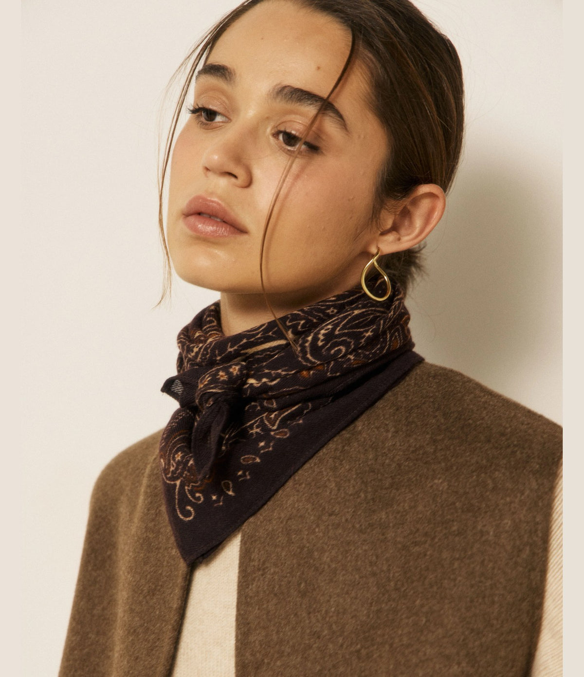 Hartford Bandana Paisley Chocolate
