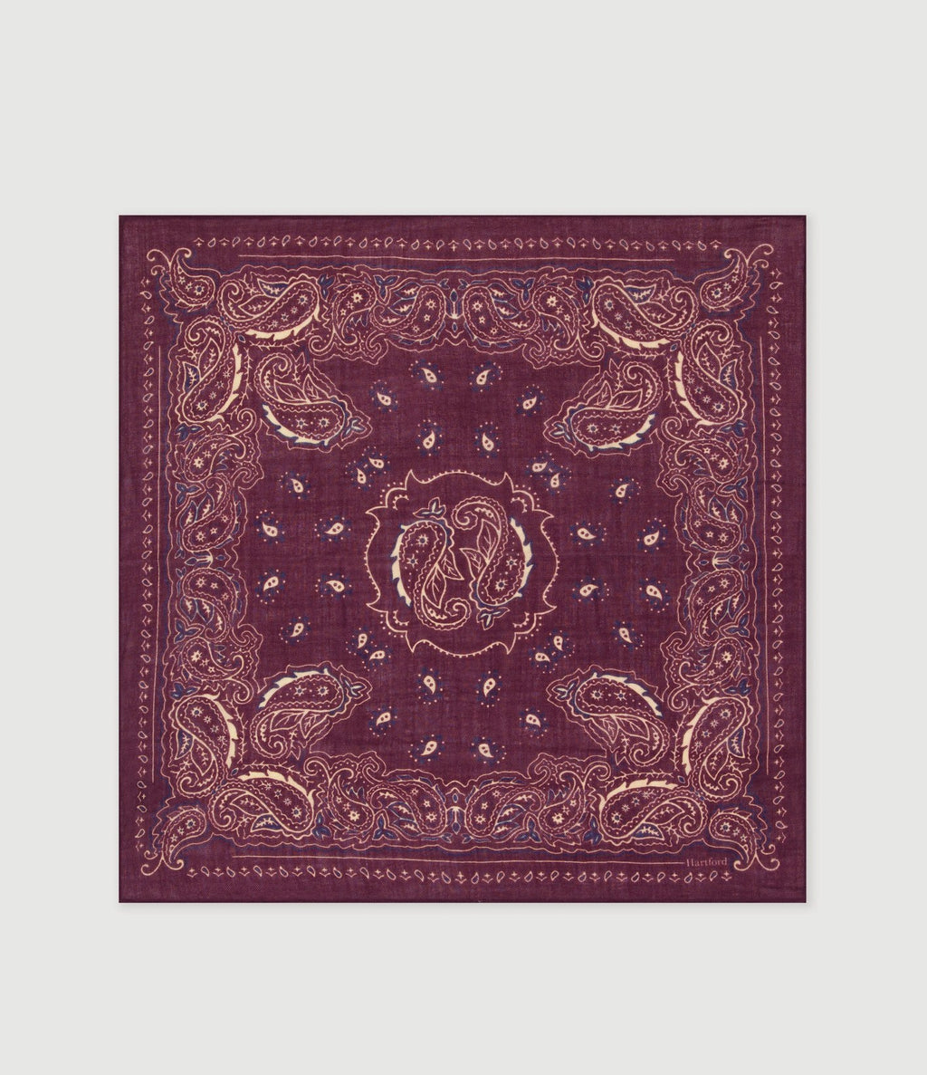 Hartford Bandana Paisley Burdeos