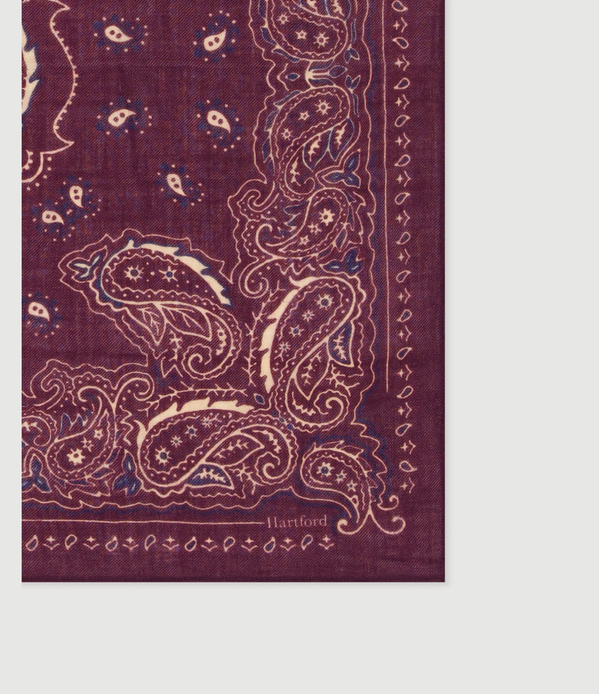 Hartford Bandana Paisley Burdeos