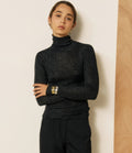 Hartford Myliade Jersey Cuello Alto Lúrex Negro