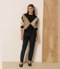 Hartford Perline Pantalón Pana Negro