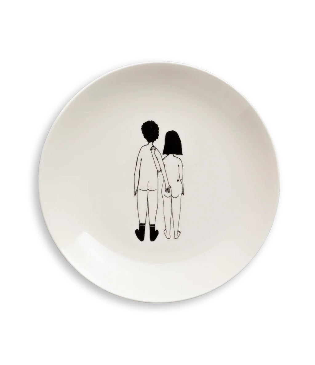 Helen B Plate Naked Couple Back