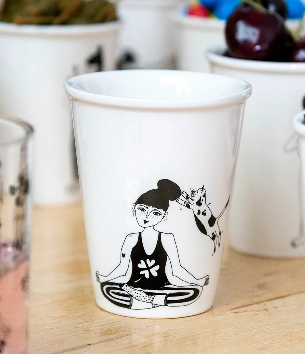 Helen B Cup Zen with cats