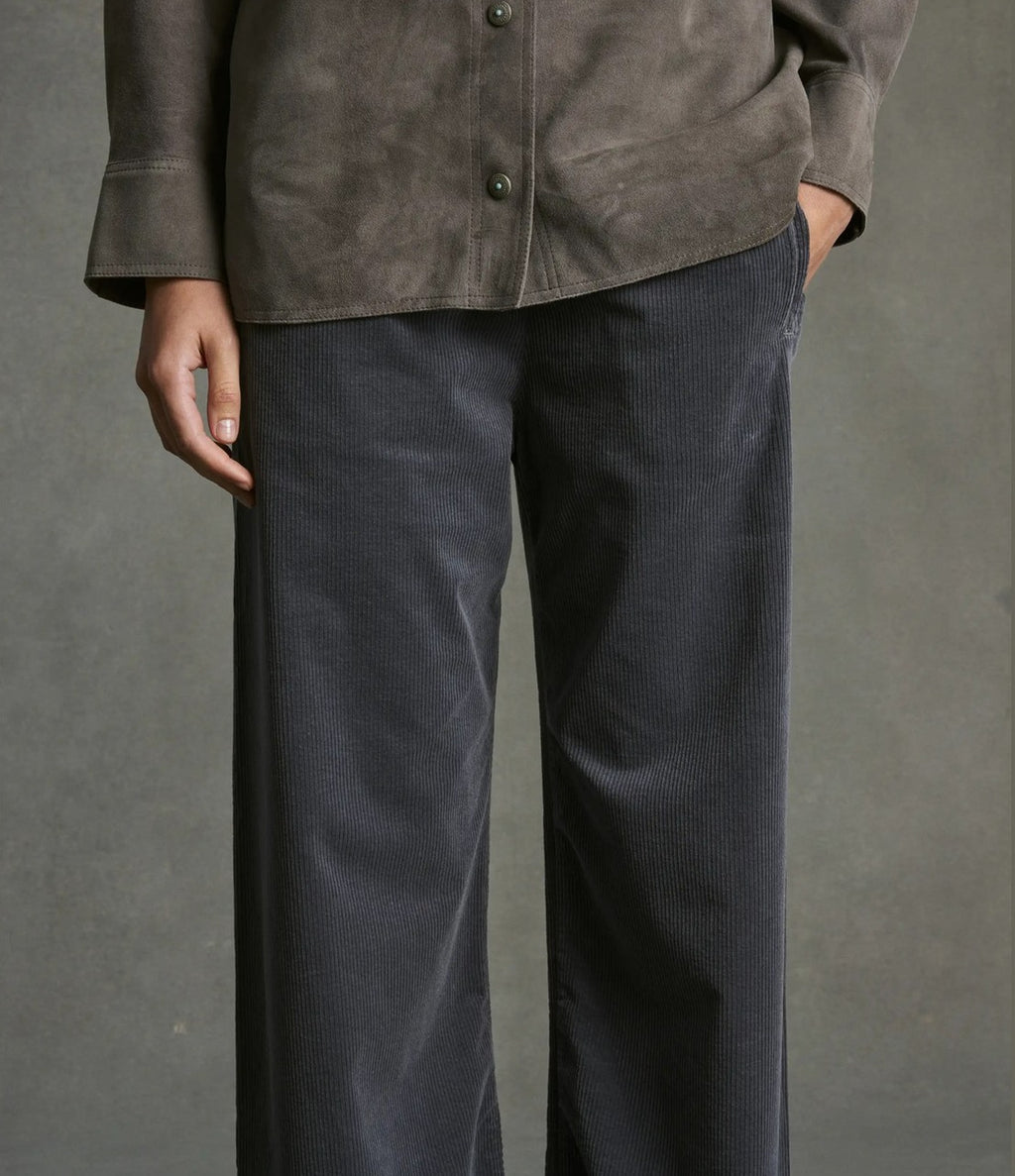 HOD Pantalon Jimmy Velours Anthracite