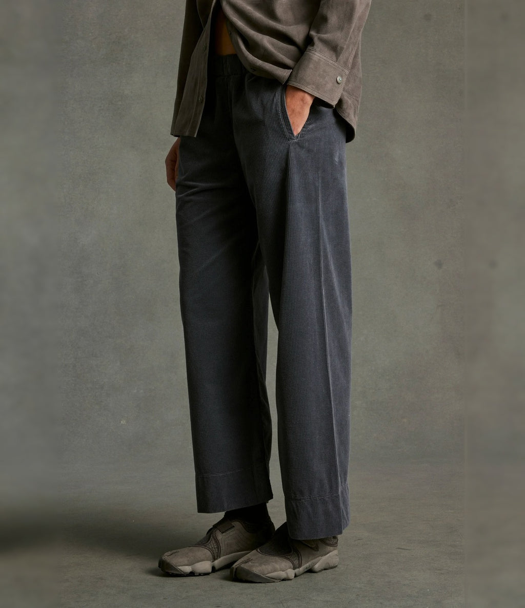 HOD Pantalon Jimmy Velours Anthracite