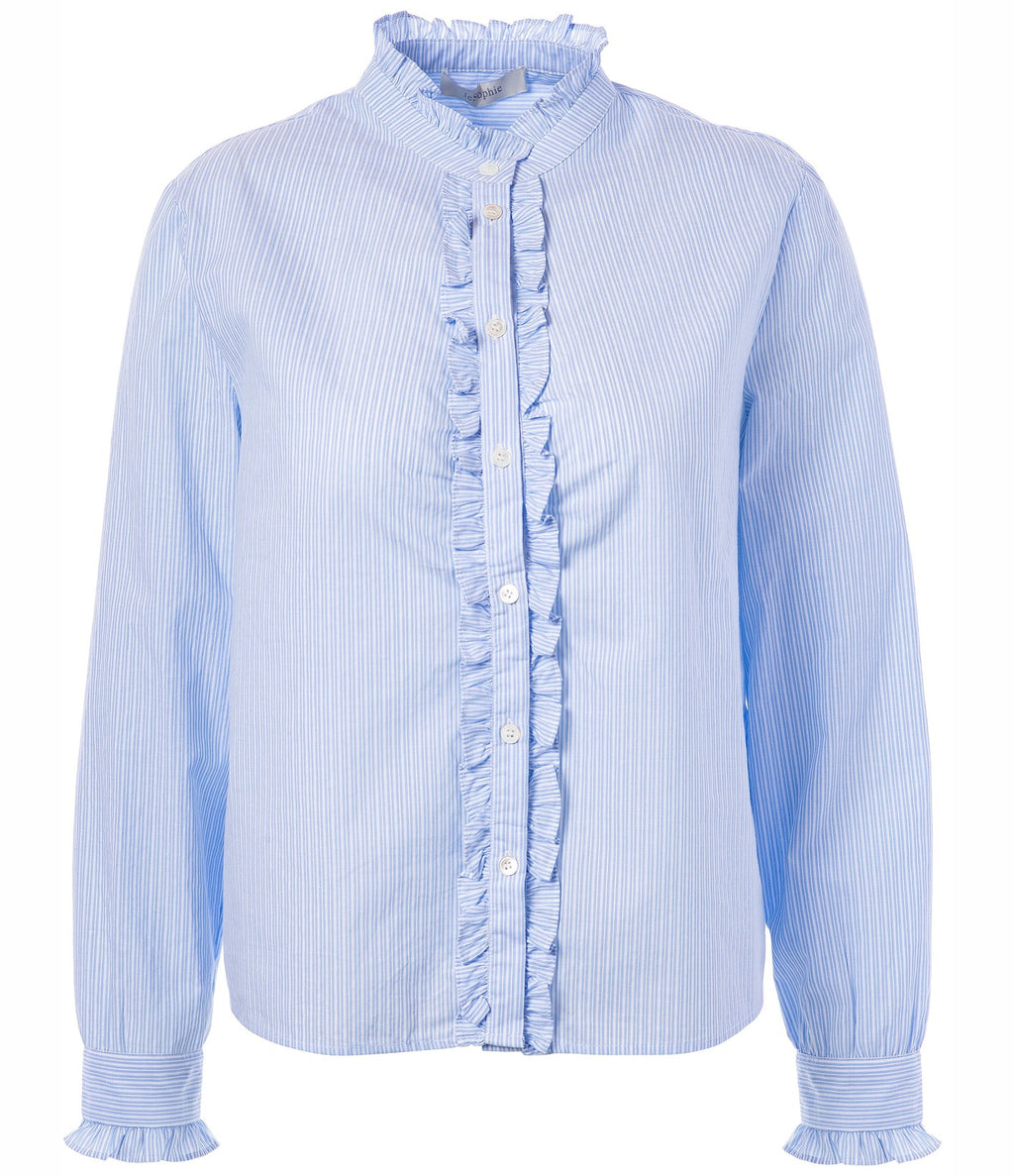 JcSophie Pascaline Blouse Light Blue Stripes