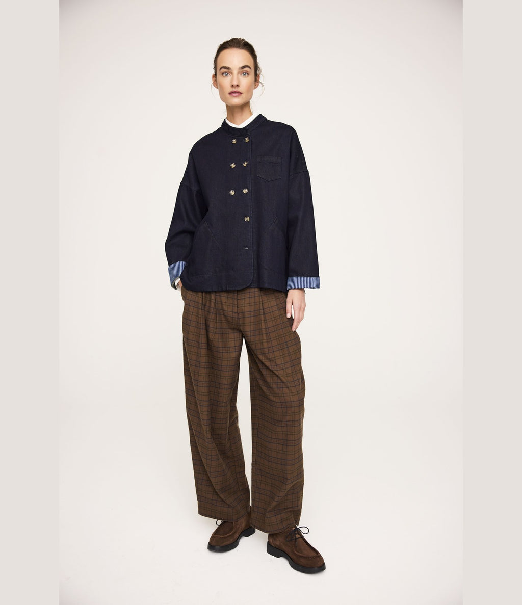 JcSophie Paula Trousers Brown Check