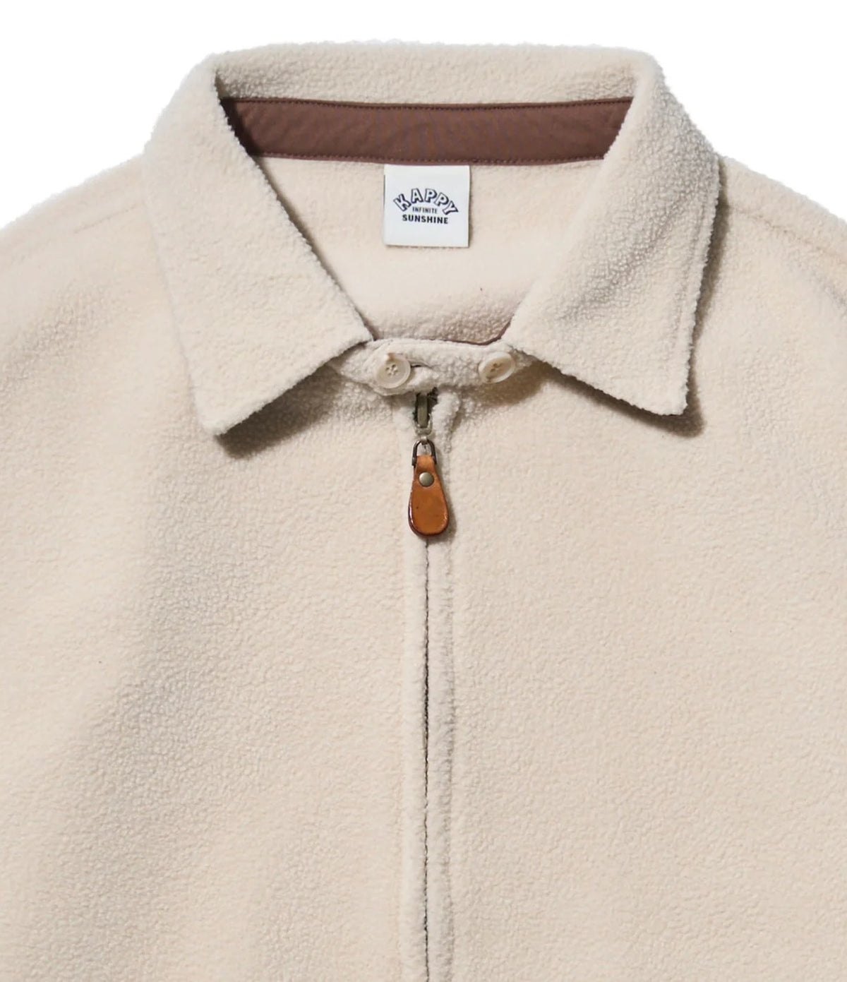Kappy Fleece Bomber Jacket Crema