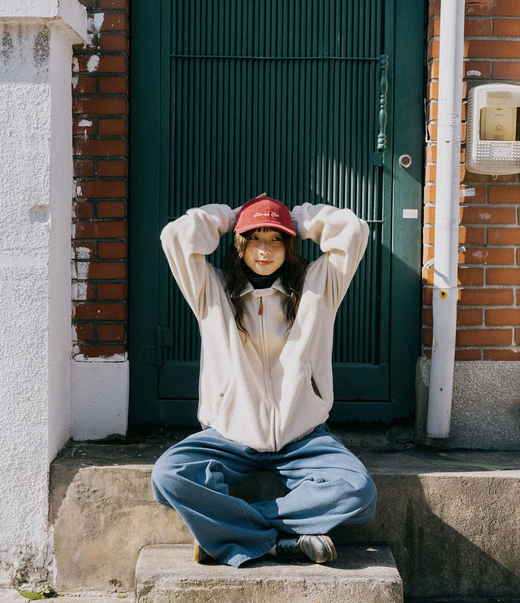 Kappy Fleece Bomber Jacket Crema
