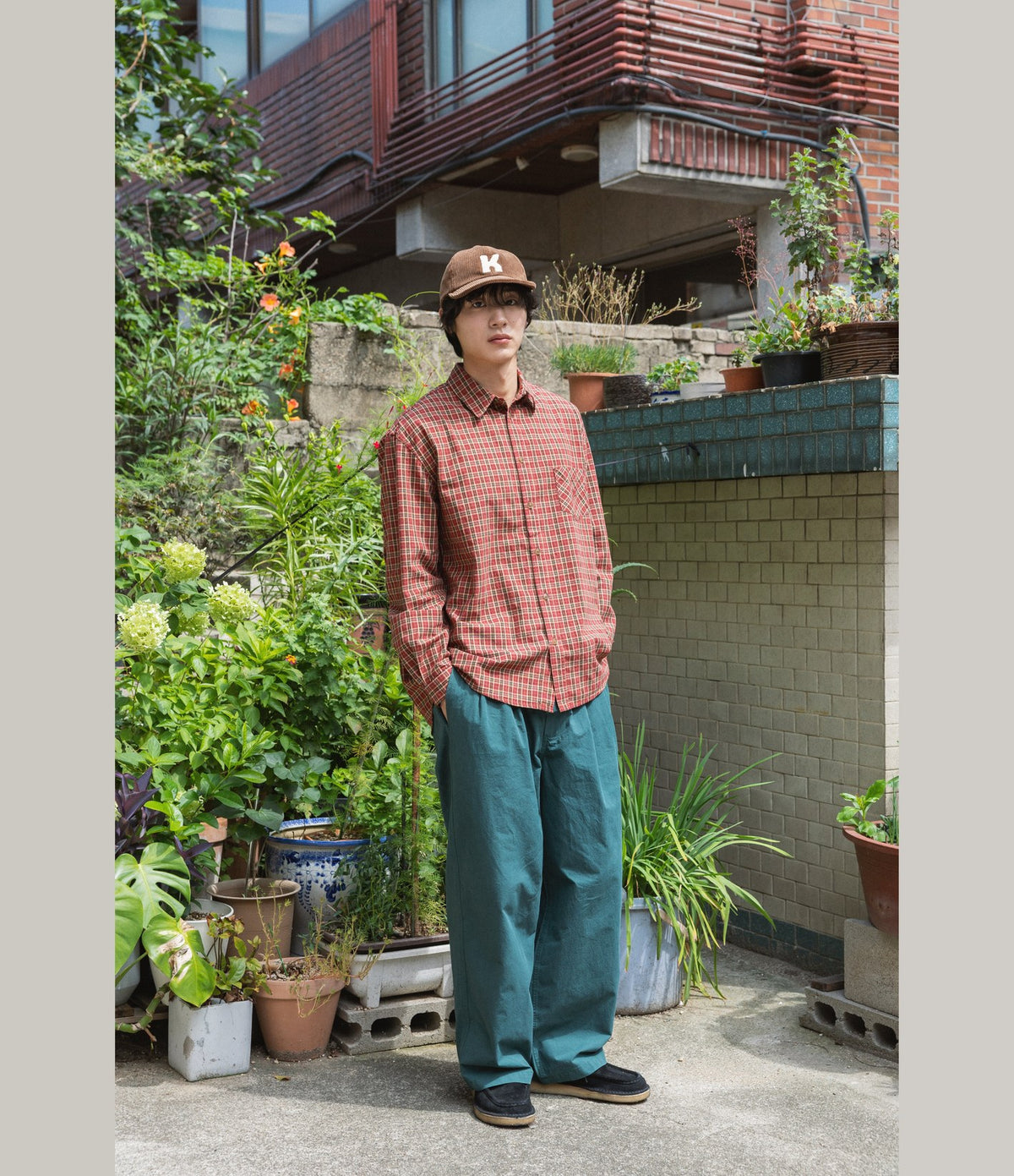 Kappy Nomad Plaid Shirt Rojo