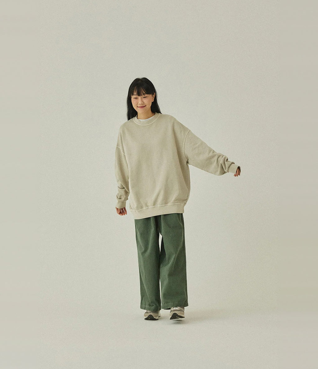 Kappy Pigment Sweat Shirt Crème