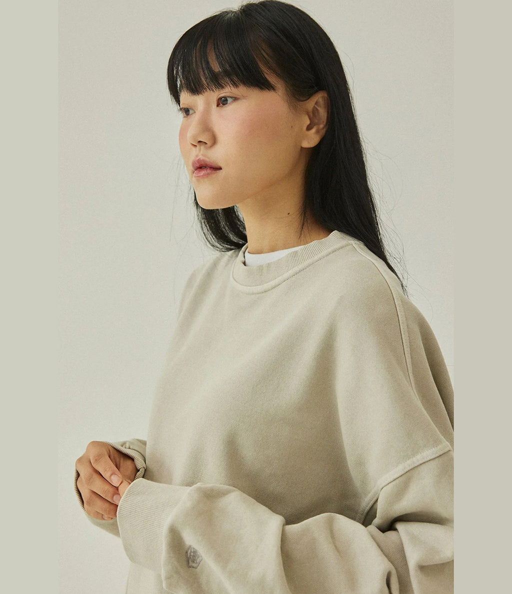 Kappy Pigment Sweat Shirt Crème