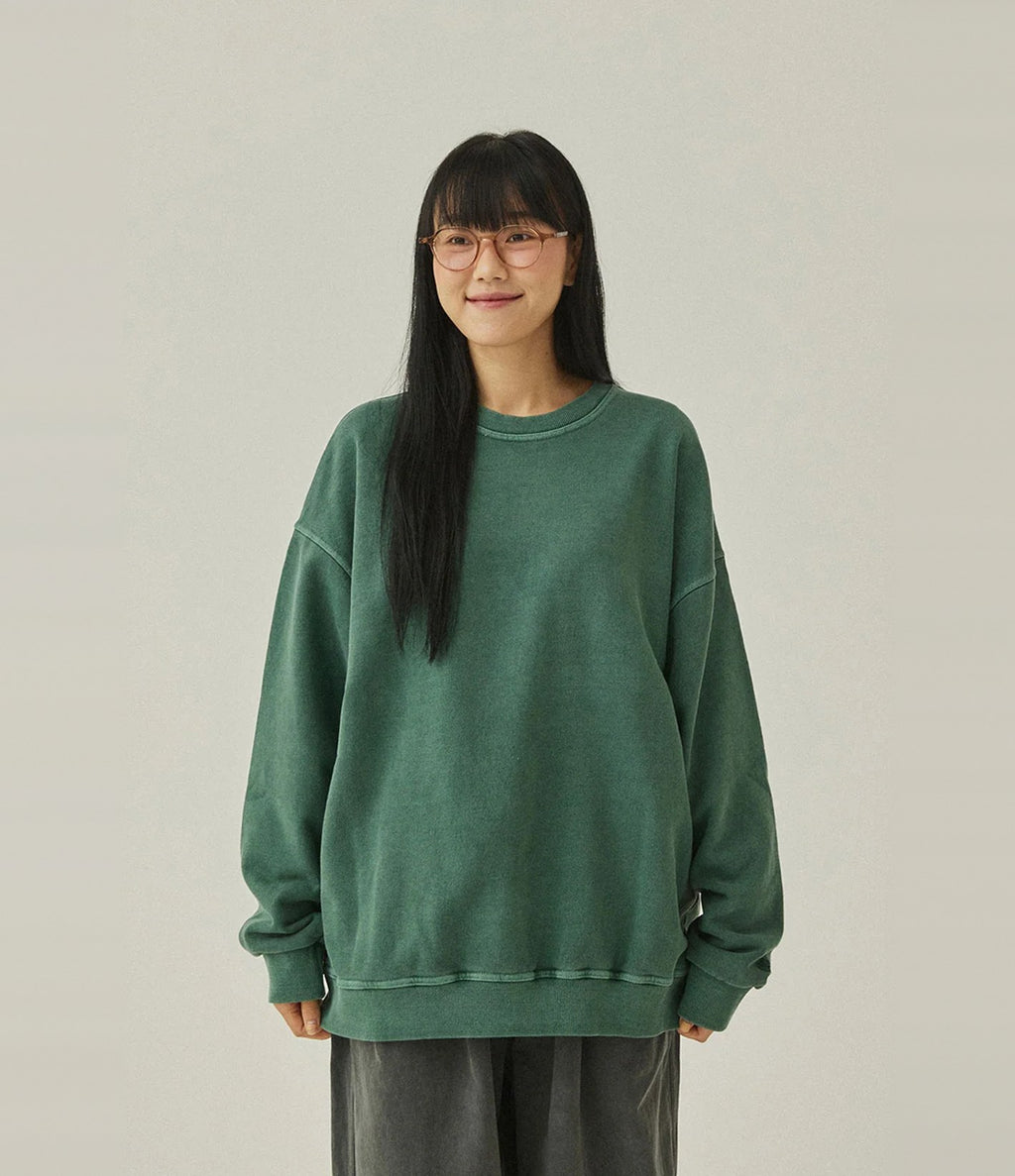 Kappy Pigment Sweat Shirt Vert Foncé